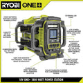 RYOBI ONEAND 1800-WATT Power Station Battery Inverter Push Button Battery GENERATOR/8-POR