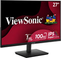 ViewSonic VS2747-H 27 Inch 1080p Monitor, IPS Display with 100Hz for Productive Home and Office Spaces, Eye Care Technology, Thin Bezels, HDMI, and VGA Inputs