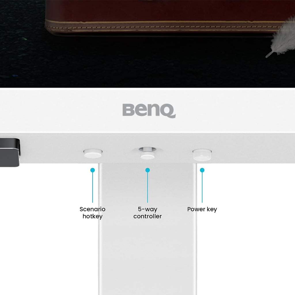 BenQ EW3290U 32' 4K 3840x2160 with 98% P3 Color Coverage, Exclusive AI Contrast, Built-in 2.1 Channel Speakers with woofer, 1 USB Type-C, 3 HDMI Ports, Ergonomic Design, and Eye-Care Technology
