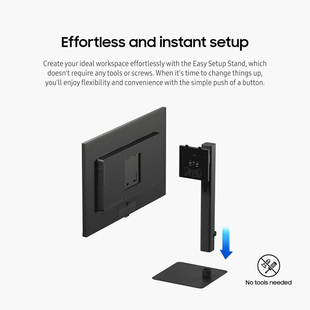 SAMSUNG 27' ViewFinity S8 (S80D) Series 4K UHD High Resolution Computer Monitor, HDR10, Multiple Ports w/ HDMI, DisplayPort, USB-A, Height Adjustable Stand, LS27D806EANXGO, 2024, 3Yr Warranty