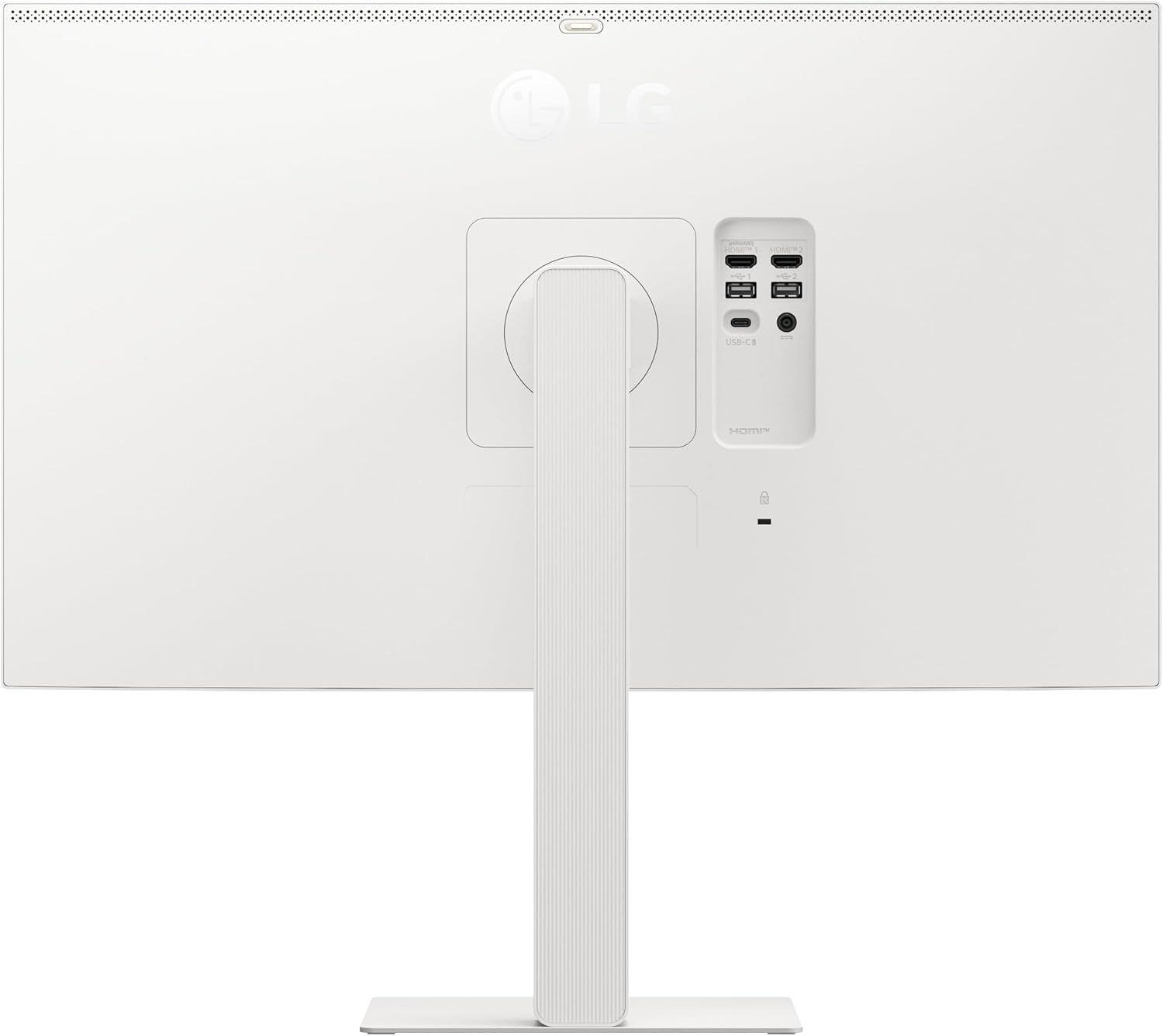 LG 27U730SA-W 27-Inch Smart 4K UHD (3840 x 2160) IPS Computer Monitor, HDR10, Built-in Speaker, Screen Share, Bluetooth, Remote Control, HDMI, USB Type-C PD 65W, Tilt/Height/Swivel/Pivot Stand, White