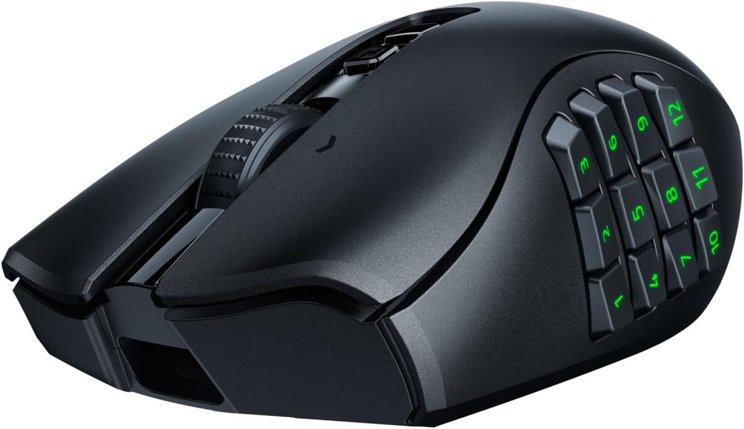 Razer Naga V2 Pro Mouse Right-Hand Rf Wireless + Bluetooth + USB, W128281627 (Rf Wireless + Bluetooth + USB Type-C Optical 30000 Dpi)