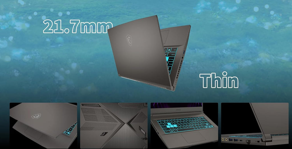 msi Thin 15.6 inch FHD 144Hz Gaming Laptop-Intel Core i5-13420H-NVIDIA GeForce RTX 3050 -Window 11 Home-W/Mouse pad (32GB RAM | 1TB PCIe SSD)