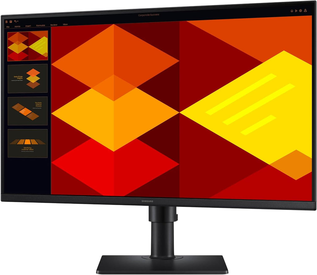 Samsung 27' (S40GD) Borderless Business Monitor with IPS Panel, 100Hz Refresh Rate, Eye Saver Mode, Ergonomic Design, Game Picture Mode, LS27D402GANXGO, 3 Yr Warranty