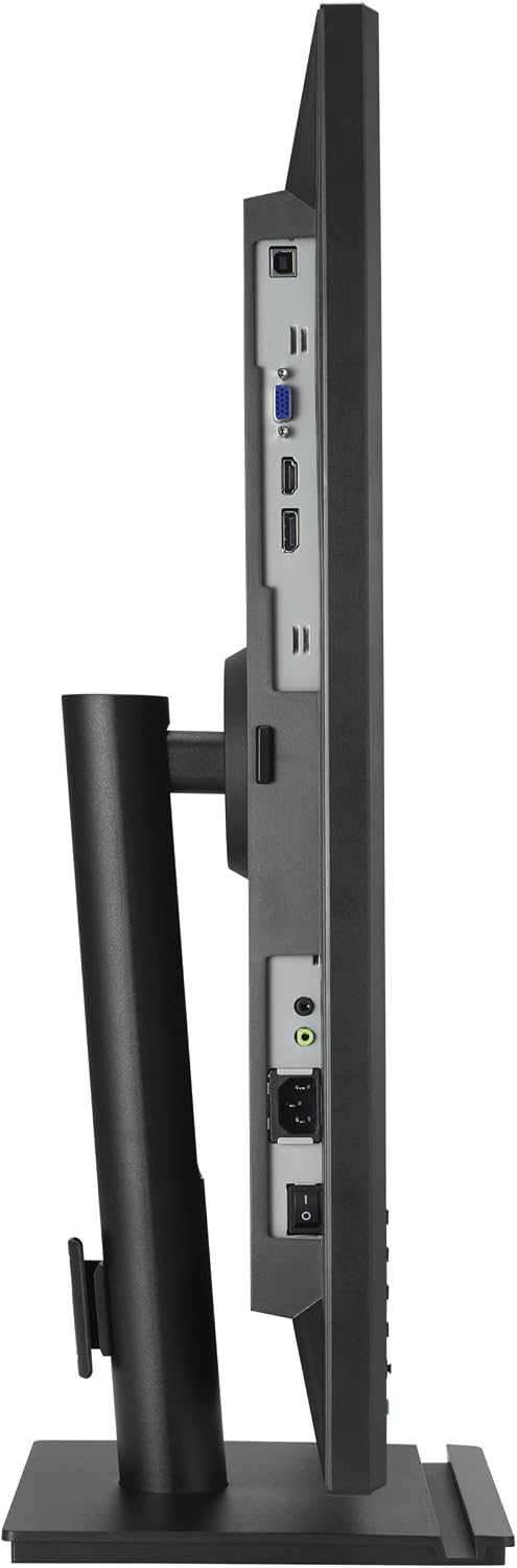 ASUS 27' 1080P Video Conferencing Monitor (BE279QFK) - Full HD, IPS, 100Hz, Frameless, Built-in Webcam, Mic Array, Speaker, Height Adjustable, Ergonomic Design, Eye Care, Wall Mountable, 3 yr warranty