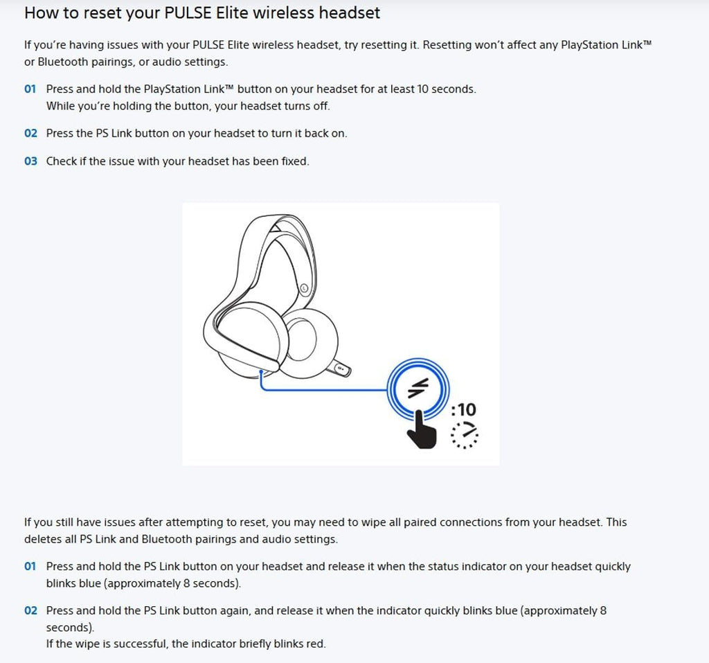 PlayStation Pulse Elite Wireless Headset