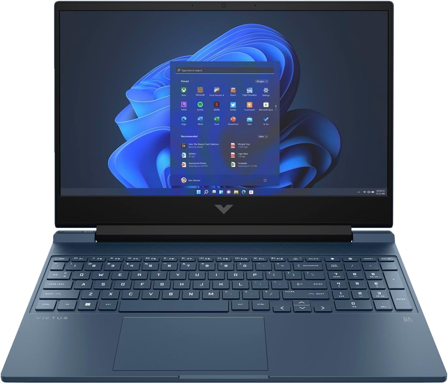 HP Victus 15 Gaming Laptop 15.6' FHD IPS Anti-Glare 144Hz Intel 8-core i5-12450H (Beat i7-11800H) 64GB RAM 2TB SSD GeForce RTX 3050 Backlit B&O Fast Charging Win11 Blue w/ICP Accessory