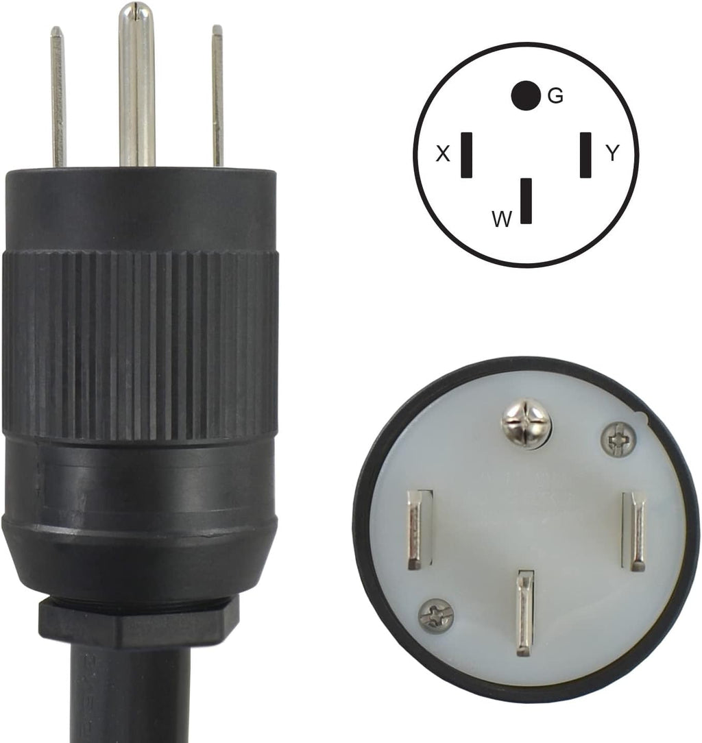 Conntek TES1450-010 Nema 14-50P to CS6364 Power Supply Cord, 10-Feet