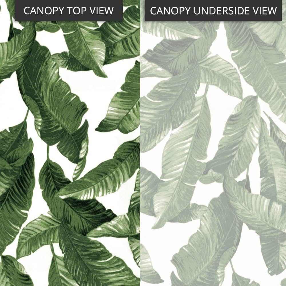 Garden Winds Durable 350 Replacement Canopy Top Compatible with Westbrook 10' x 12' Gazebo Model A101007903 - Palm