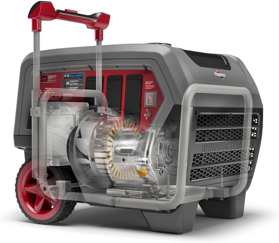 Briggs and Straton, 6500W Portable Generator, Outdoor, Electric Start