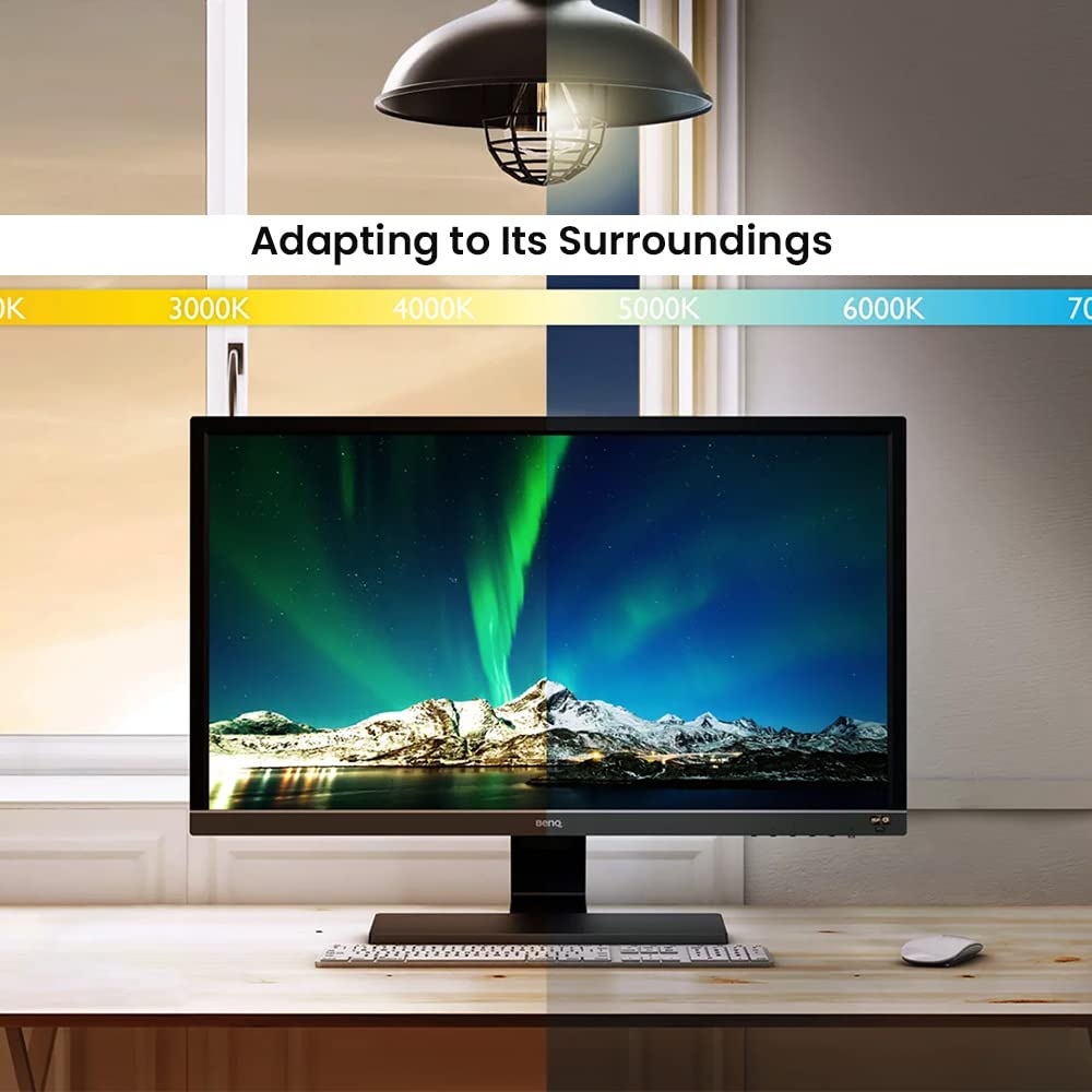 BenQ EW3270U 32' 4K HDR Monitor, 10 Bit, Brightness Intelligence Plus, Eye Care, USB Type-C, HDMI