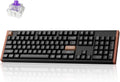 Keychron K10 HE Hall Effect Keyboard, Gateron Double-Rail Magnetic Nebula Switch, Full-Size Tri-Mode Wireless Keyboard with Rapid Trigger, Adjustable Actuation, RGB, Aluminum + Wooden Frame