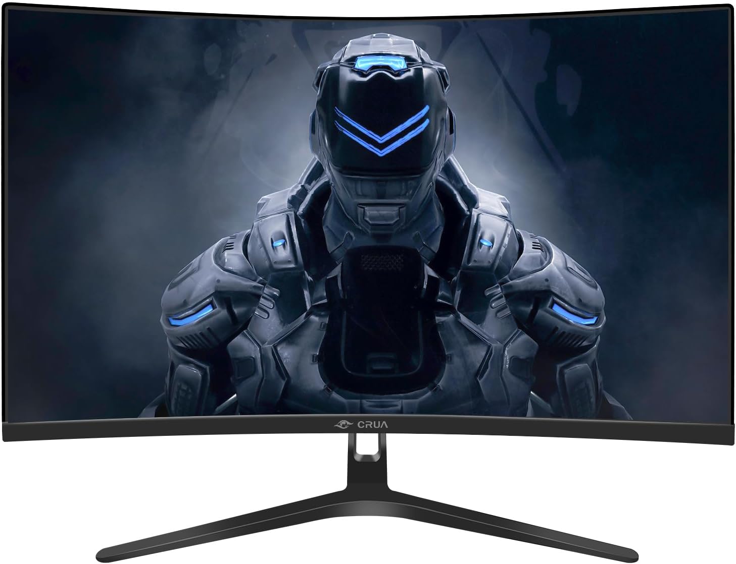 CRUA 27' Curved Gaming Monitor, FHD 1920x1080P, 144Hz/180Hz Computer Monitor, 1800R VA Screen, 120% sRGB, AMD FreeSync, HDMI & DP, Wall Mount Install- Black