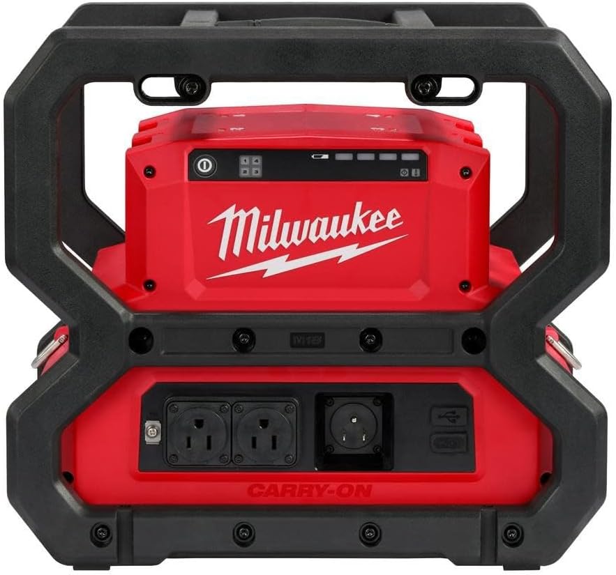 Milwaukee M18 Carry-On 3,600 Watt Lithium-Ion Battery Portable Power Supply (Bare Tool)