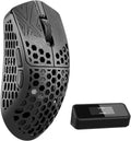 ARBITER Akitsu Small Carbon Fiber Gaming Mouse - Ultra-Light 38g, Wireless 8K Polling, 26K DPI, PIXART 3395 Sensor, LCD Receiver Display