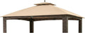 Garden Winds Reinforced Replacement Canopy Top Cover Compatible with The L-GZ1190PST, A111003500 Augusta 10' x 12' Gazebo - Classic Sand, Riplock 350