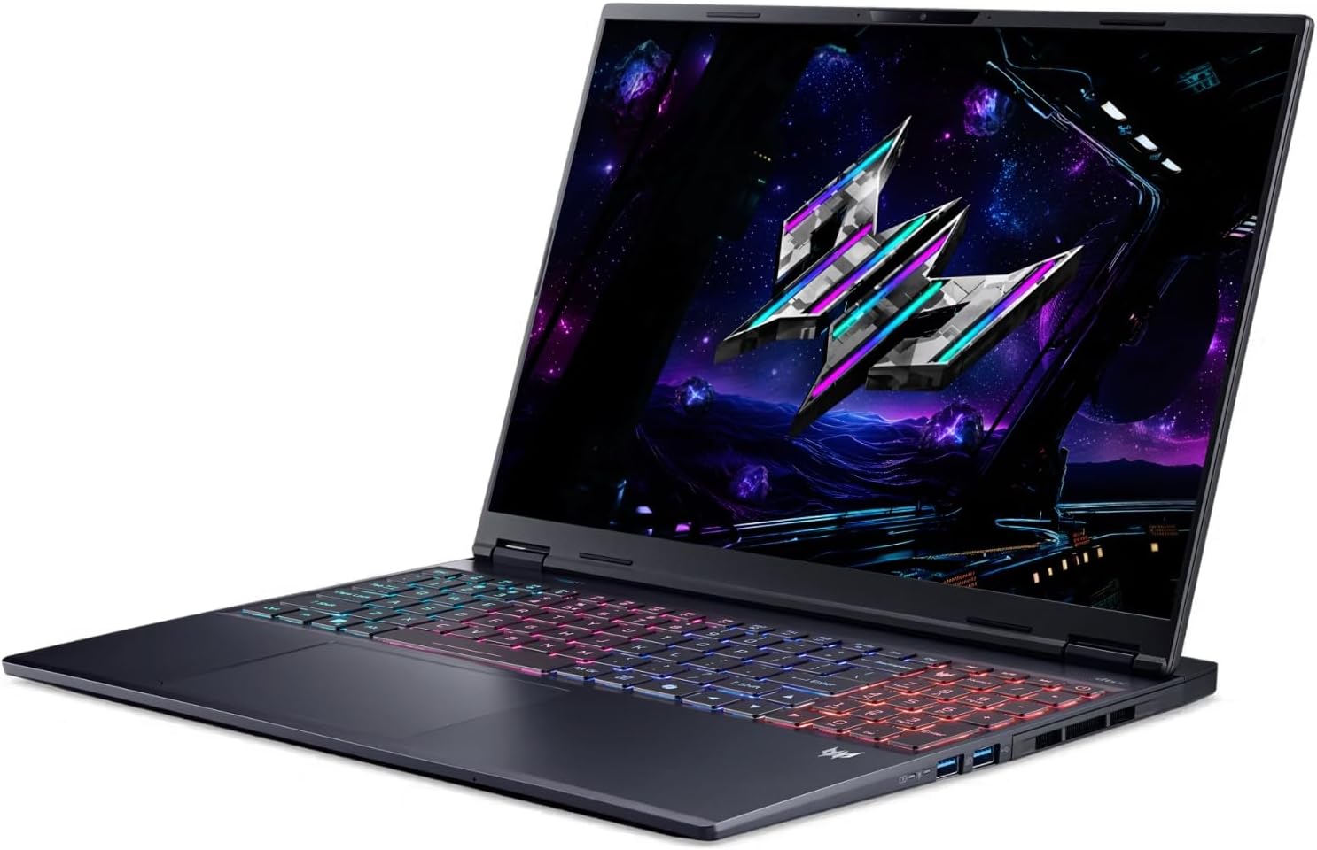 acer Predator Helios Neo 16S AI Gaming Laptop 16.0' 240Hz OLED WQXGA (Intel Ultra 9-275HX, GeForce RTX 5060 8GB, 16GB DDR5, 1TB SSD, Copilot, Thunderbolt 4, Win 11 Home) w/DKZ USB Port Expander