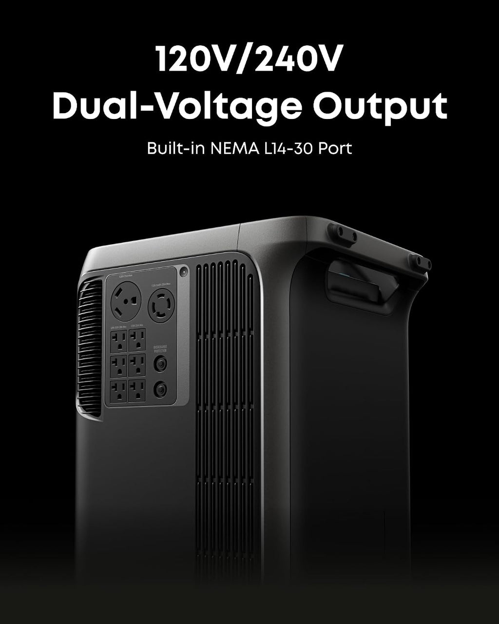 Anker SOLIX F3800 Plus Portable Power Station (2025 NEW) and BP3800 Expansion Battery, 7.68kWh, 3,200W Solar Input, Generators for Home Use, Works with Generator, For Power Outage and Emergencies