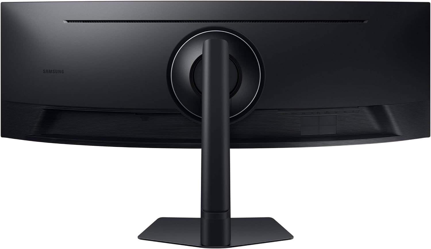 Samsung 49' Business Curved Ultrawide Dual QHD Computer Monitor, USB-C, DisplayPort, HDMI, 120Hz, VESA DisplayHDR 400, Built-in Speakers, Height Adjustable Stand, Eye Care, LS49C954UANXZA, 2024