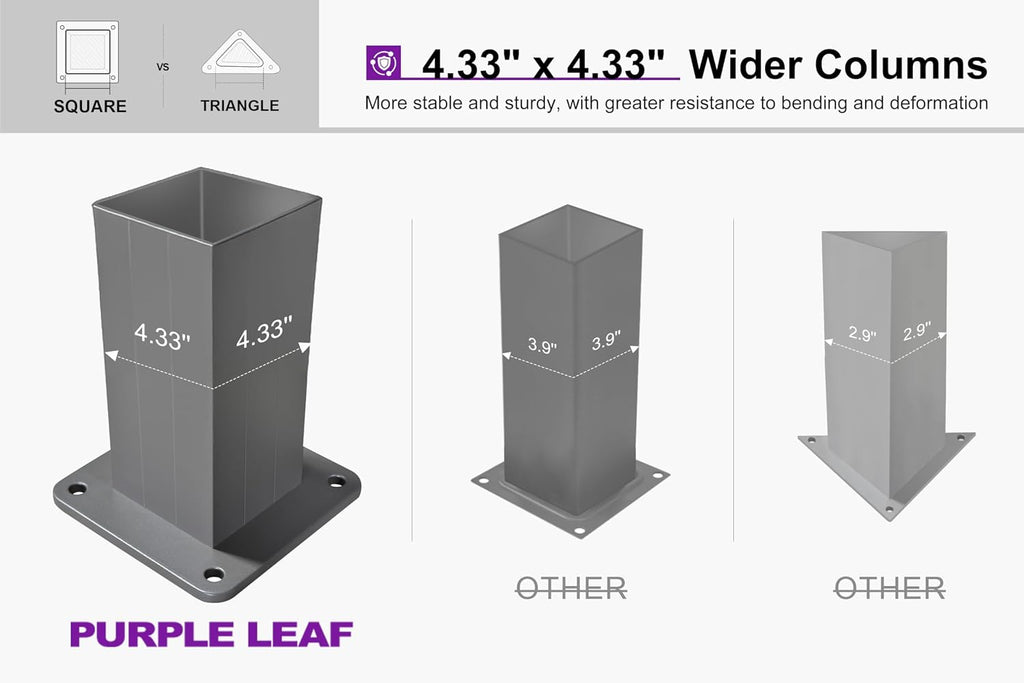 PURPLE LEAF Louvered Pergola 10' x 13' Outdoor Retractable Modern Hardtop Full Aluminum Pergola with Adjustable Rainproof Roof and 24 Clear LED Lights for Patio Deck Backyard Slate Grey