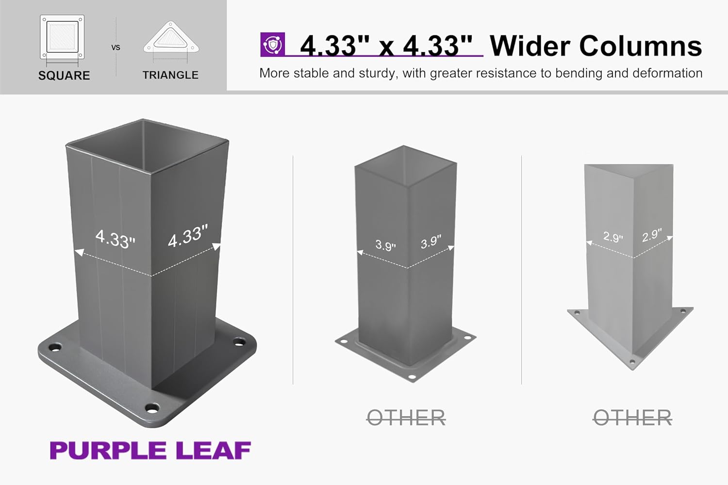 PURPLE LEAF Louvered Pergola 10' x 15' Outdoor Full Aluminum Pergola with Adjustable Rainproof Roof Modern Retractable Patio Hardtop Gazebo for Deck Backyard Garden Slate Grey