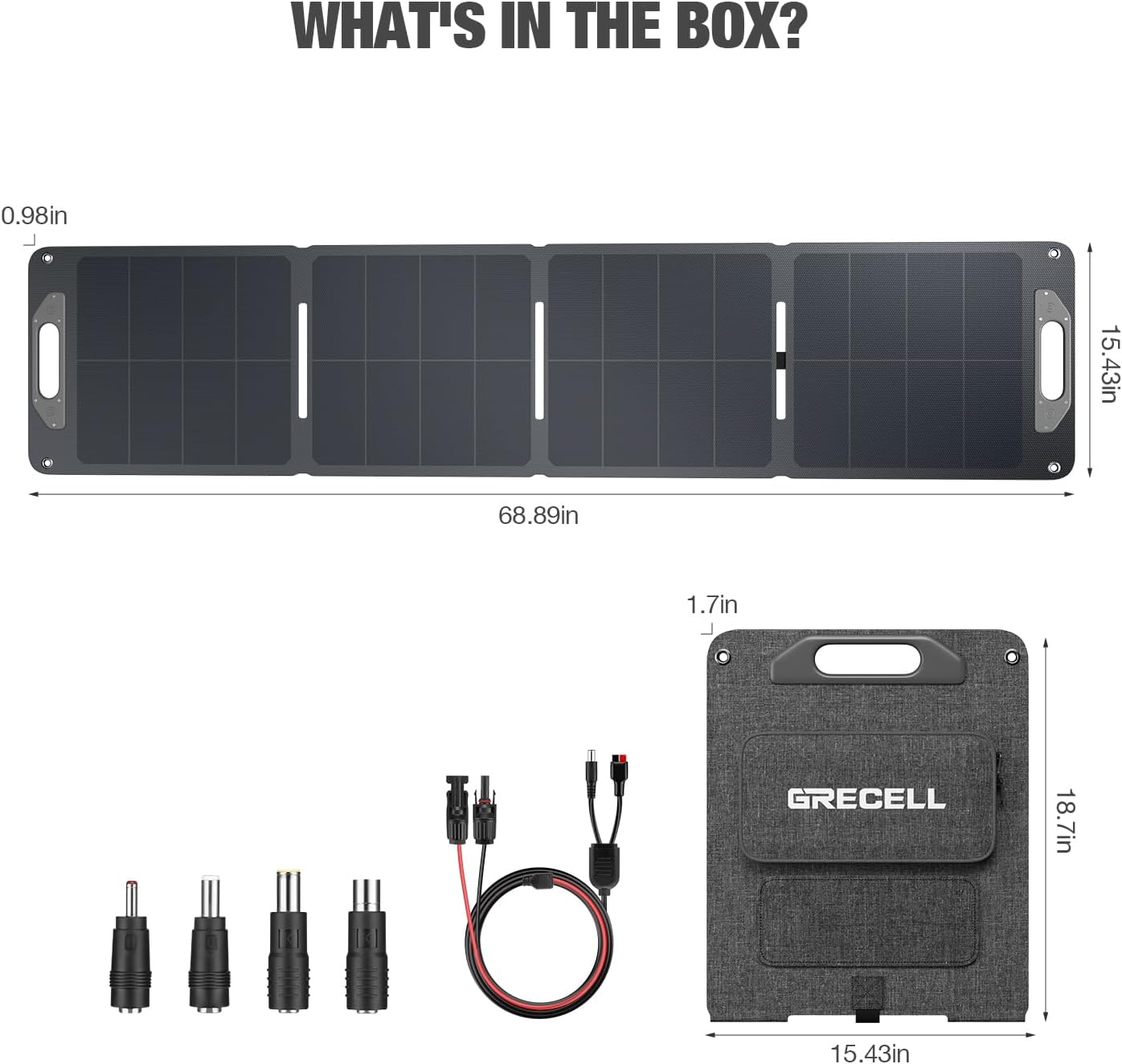 120W Portable Solar Panel for Power Station Generator, Ultra Light 5.7lbs, 25% High Efficiency IP65 Waterproof, 20V Foldable Solar Panel Charger for Camping, RV, Outdoor Use and Off-Grid Blackouts