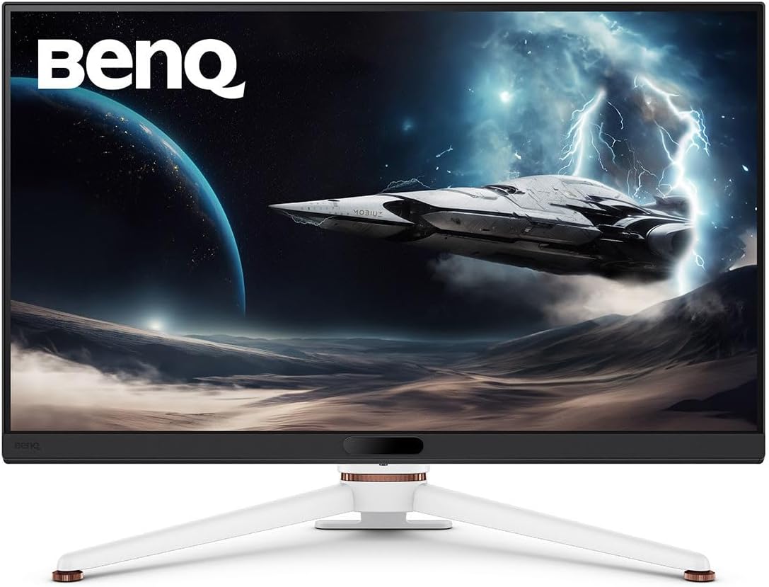 BenQ MOBIUZ EX271Q 27' 2K 180Hz 1ms DP 1.4 HDMI 2.0 65W USB-C Gaming Monitor, 95% P3, DisplayHDR 400, AMD Freesync, KVM, Pixsoul Engine, Remote Controller