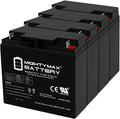 Mighty Max Battery ML18-12 - 12V 18AH Rechargeable Battery for Champion Generator 9000 7000-4 Pack