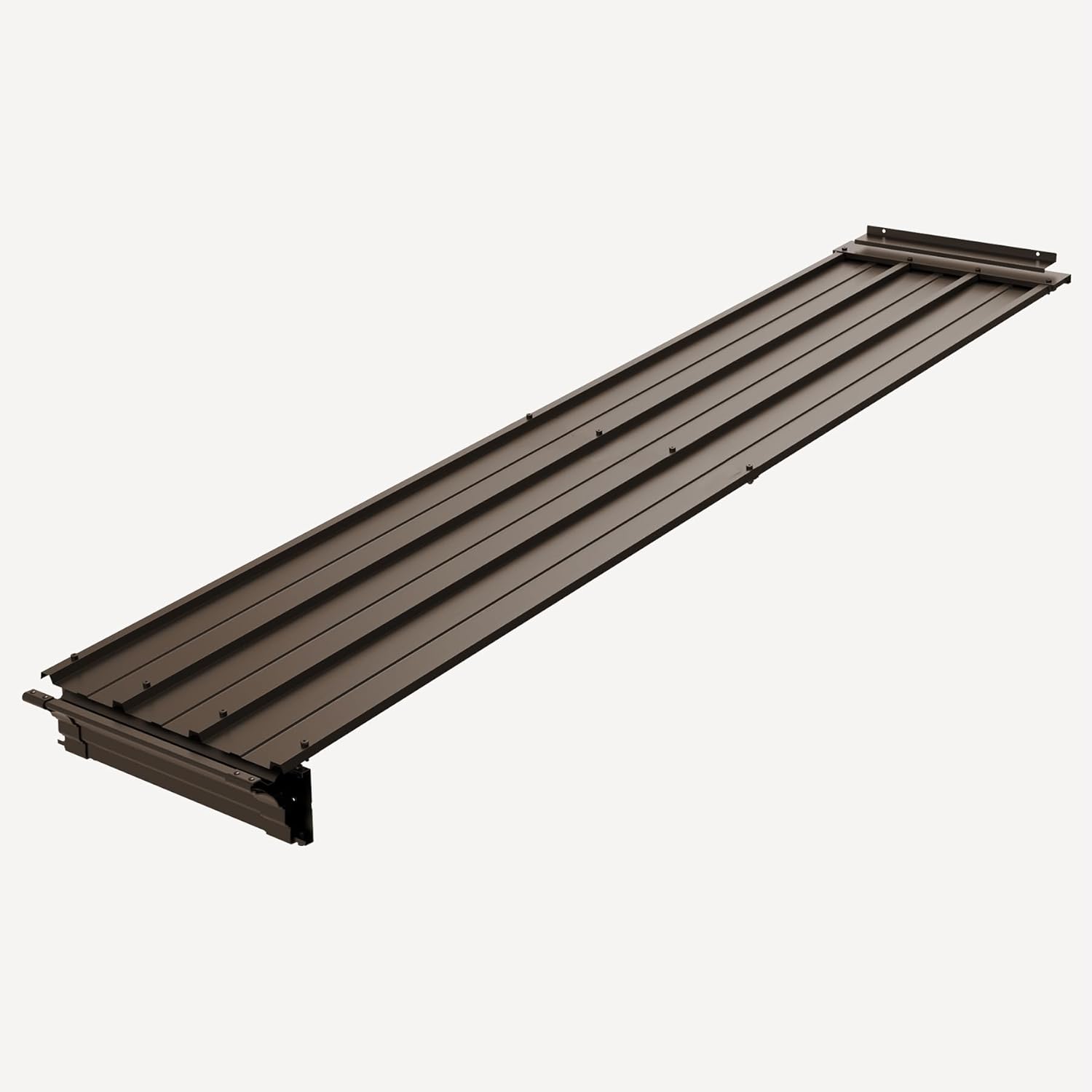 Gazebo Connector Kit - for 8ft Width Wall Mounted Gazebos, Durable Steel Expansion Linker, Rustproof & Easy Assembly for 8'x8' and 8'x10' Lean to Gazebos - Brown