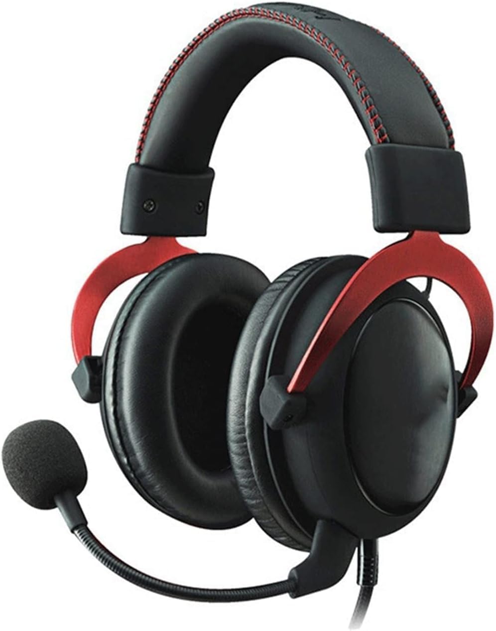 Head-Mounted Gaming Headset Wired,Noise Reduction with Microphone Notebook Desktop Computer Headset (Color : A)