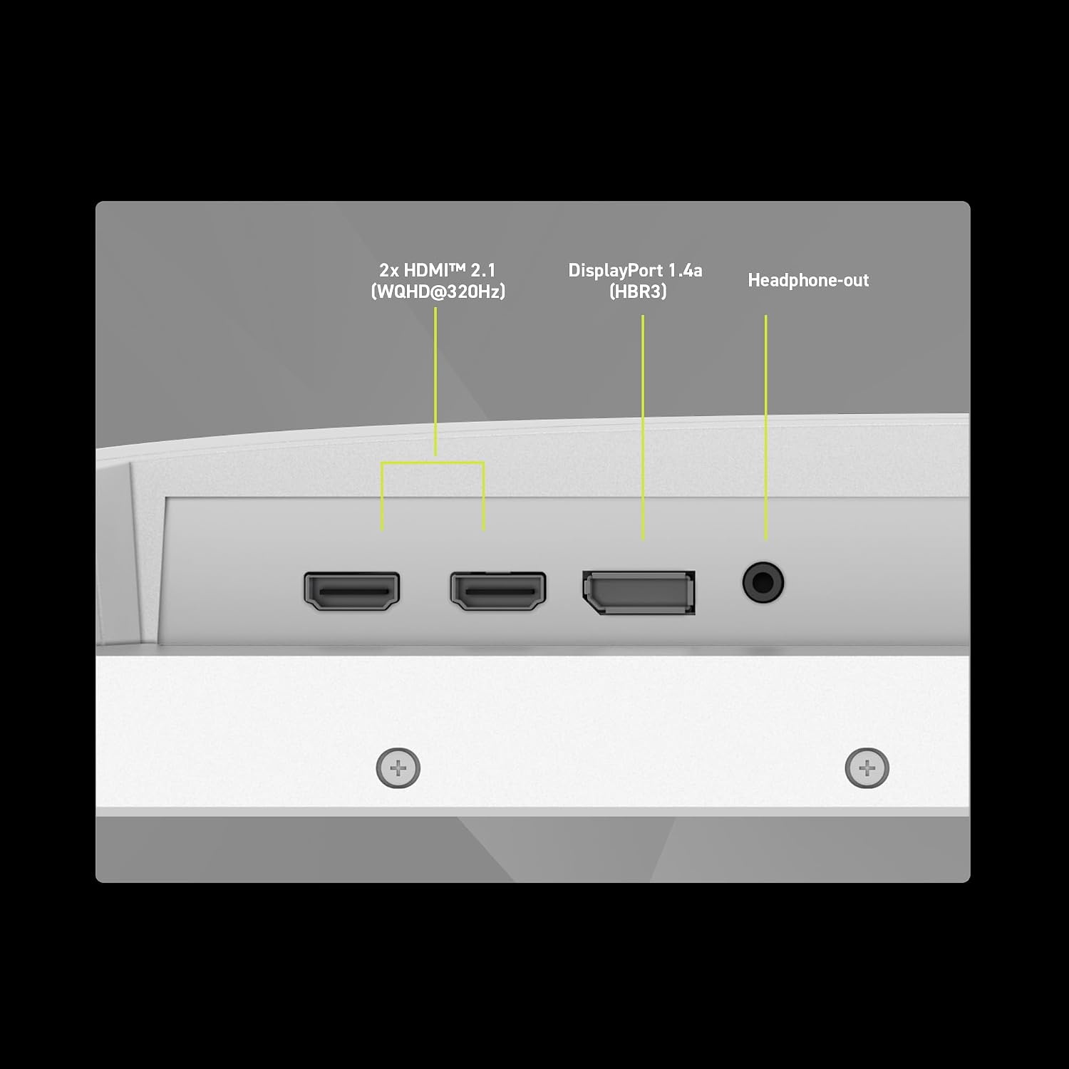 msi MAG 274QRFW X32 27-inch 2560 x 1440 (QHD) Gaming Monitor, 320Hz, Adaptive Sync, HDR Ready, HDMI, VGA Port, VESA Mountable, Tilt, 4-Side Slim Bezel, 0.5ms, White