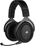 Corsair HS70 PRO Wireless Gaming Headset – 7.1 Surround Sound – Detachable Uni-Directional Microphone – Up to 40ft Range – iCUE Compatible – PC, Mac, PS5, PS4 – Carbon
