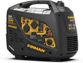 FIRMAN W01682F Refurbished Gas Inverter Portable Generator, 2000W Starting 1600W Running Power, Quiet Recoil Start, 120V Clean Inverter Energy for Camping, Tailgating, RV, and Outdoor Recreation