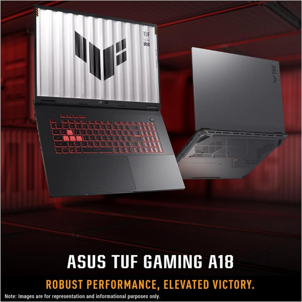 ASUS TUF Gaming Laptop A18 inch - AMD Ryzen 7 260 Beat i9-13905H - NVIDIA RTX 5060-18' WUXGA Display 144Hz - RGB Backlit Keyboard - USB Type-C - FHD Camera - HDMI Cable (64GB RAM| 2TB PCIe SSD)