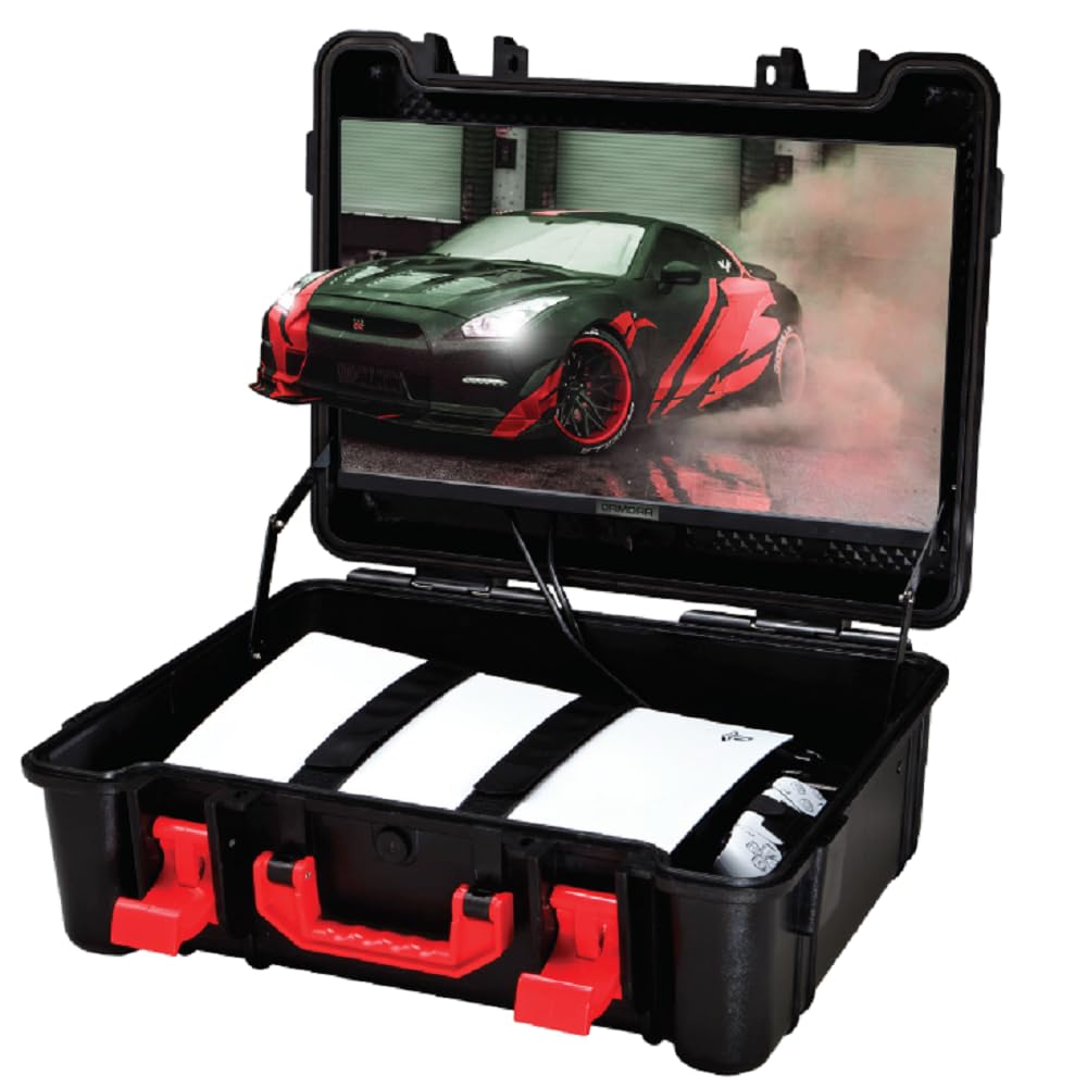 ARMORR GAMERSBOX 21.5' FHD IPS screen, Detachable Screen for Gaming Freedom, Plug & Play, PS 5, PS 4, XBOX Series S, XBOX One X, PC and Mobile devices, 48Hz to 75Hz (Console Not Included)