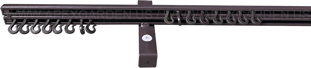 Gazebo Mosquito Netting with Slider Rail for Allen + roth Model #GF-18S112B 10'X10' Wood Looking Hand Paint Metal Square Semi- Gazebo (Screen Net ONLY) (Screen Net with Metal Slider Rail, Black-1)