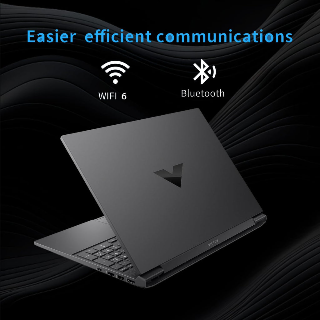 HP Victus 15.6 Ryzen 5 Gaming Laptop, 15.6 FHD 144Hz, Ryzen 5 7535HS (Beats Intel i5-13420H), AMD Radeon RX 6550M (Beats Nvidia GeForce RTX 3050), 16GB DDR5 RAM, 512GB SSD, Backlit KB, Windows 11 Home