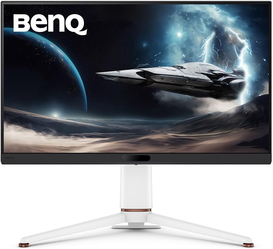 BenQ MOBIUZ EX271Q 27' 2K 180Hz 1ms DP 1.4 HDMI 2.0 65W USB-C Gaming Monitor, 95% P3, DisplayHDR 400, AMD Freesync, KVM, Pixsoul Engine, Remote Controller