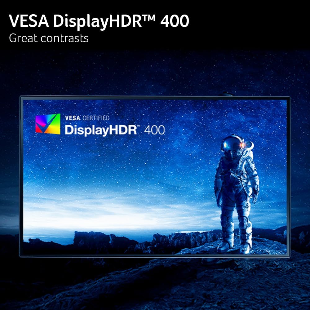 Acer EI322QUR Pbmiippx 31.5' 1500R Curved WQHD 2560 x 1440 Gaming Monitor | AMD FreeSync Premium Pro | Up to 165Hz Refresh Rate | 1ms VRB | VESA DisplayHDR 400 | 2 x Display Ports & 2 x HDMI 2.0 Ports