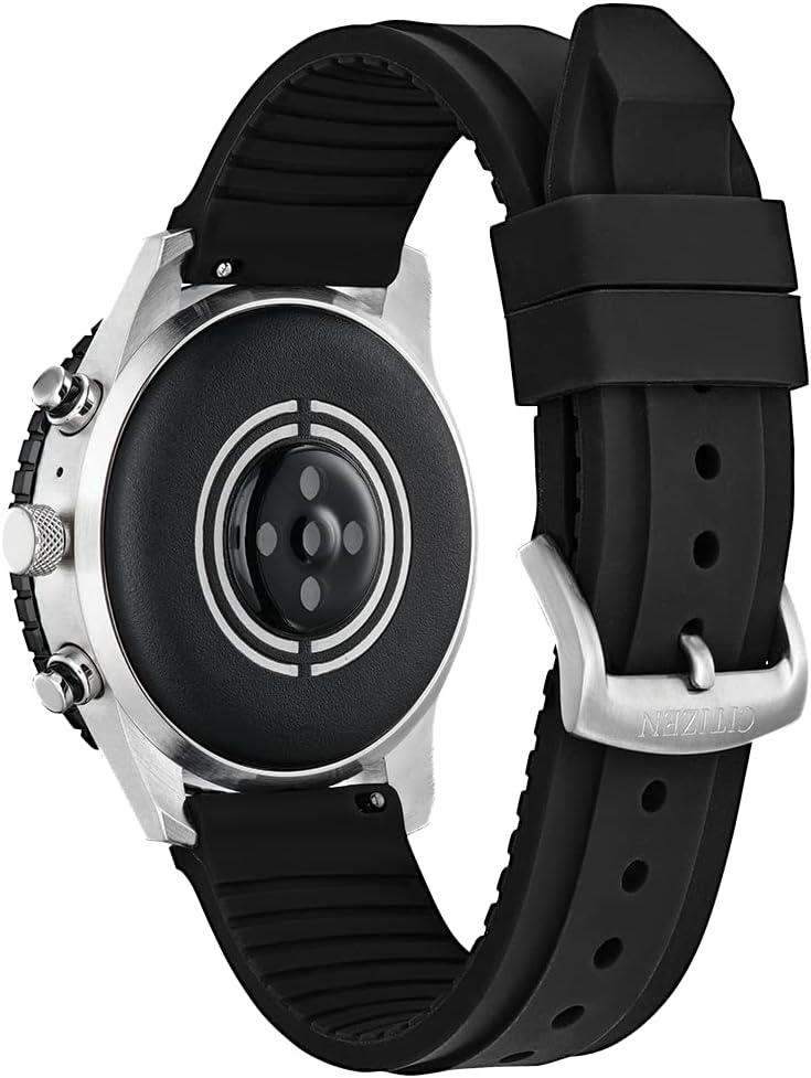 Citizen CZ Smart PQ2 44MM Sport Smartwatch with YouQ App with IBM Watson® AI and NASA research, Wear OS by Google, HR, GPS, Fitness Tracker, Amazon Alexa™, iPhone Android Compatible, IPX6 Rating