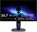 Alienware 27 4K QD-OLED Gaming Monitor AW2725Q - 26.7' 4K UHD QD-OLED 240Hz 0.03ms, NVIDIA G-SYNC Compatible, AMD FreeSync Premium Pro, VESA AdaptiveSync, Dolby Vision, VESA DisplayHDR True Black 400