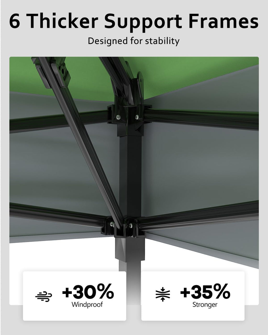 12x12FT Pop Up Gazebo, Instant Backyard Canopy Tent with Mosquito Net & Double Roof, Pop-Up Gazebo Canopies Adjustable Height for Patio, Party, Green