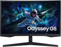 Samsung 32' Odyssey G5 QHD (2560 x 1440), 1000R, 165Hz Curved Gaming Monitor, 1ms Response Time, AMD FreeSync LS32CG554ENXZA, DisplayPort, HDMI, (Renewed)