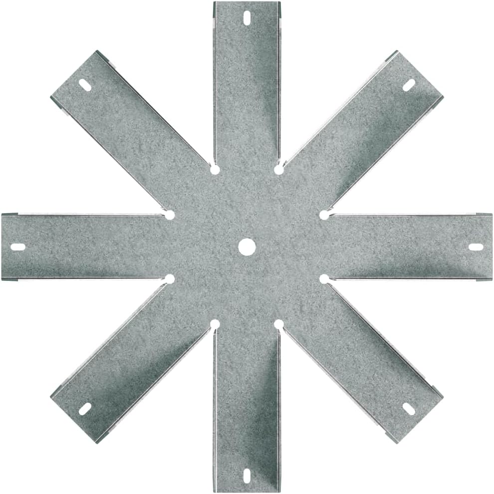 Simpson Strong-Tie GT8Z GT ZMAX Galvanized 18-Gauge Gazebo Tie for 8-2x Rafters, Center