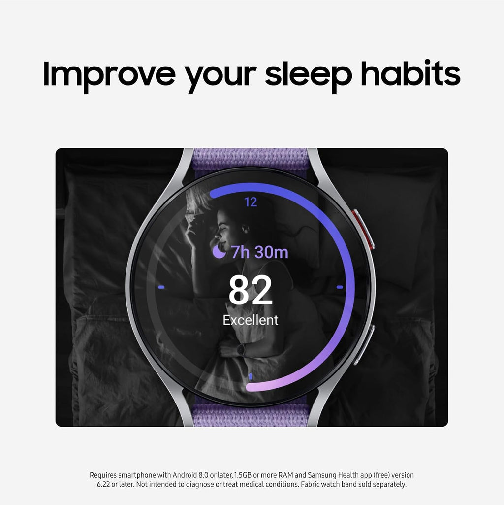 SAMSUNG Galaxy Watch 6 40mm LTE Smartwatch, Fitness Tracker, Advanced Sleep Coaching BIA Sensor for Health Wellness Insights, US Version, Graphite (Renewed)