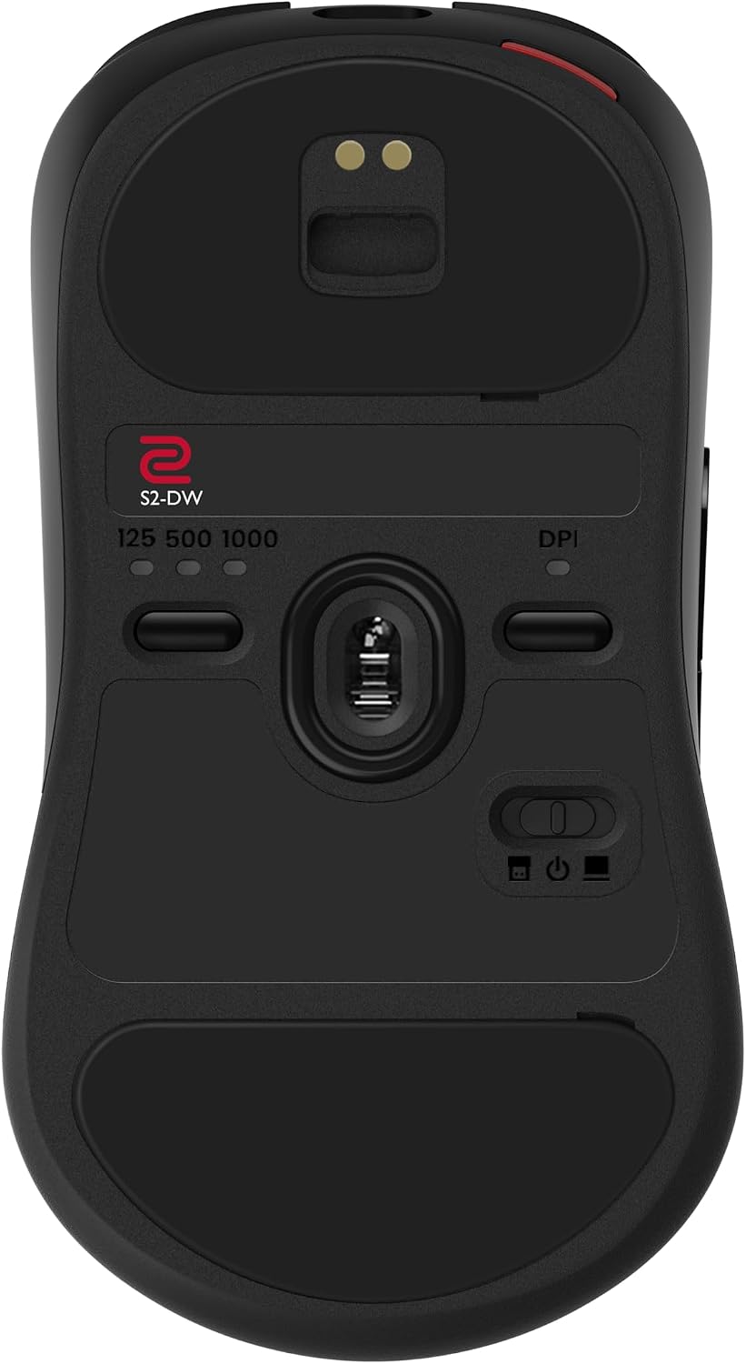 BenQ Zowie U2-DW 4K Wireless Mouse for Esports, Sports Science, 4K Enhanced Receiver, 60g, Symmetrical, Driverless, 3950 Sensor, 4K Polling Rate Wireless Mouse (U | 3950 Sensor | Symmetrical)