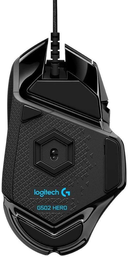 Logitech G502 Proteus Core Tunable Gaming Mouse, 12,000 DPI On-The-Fly DPI Shifting, Personalized Weight and Balance Tuning with (5) 3.6g Weights, 11 Programmable Buttons, Fully Customizable Surface
