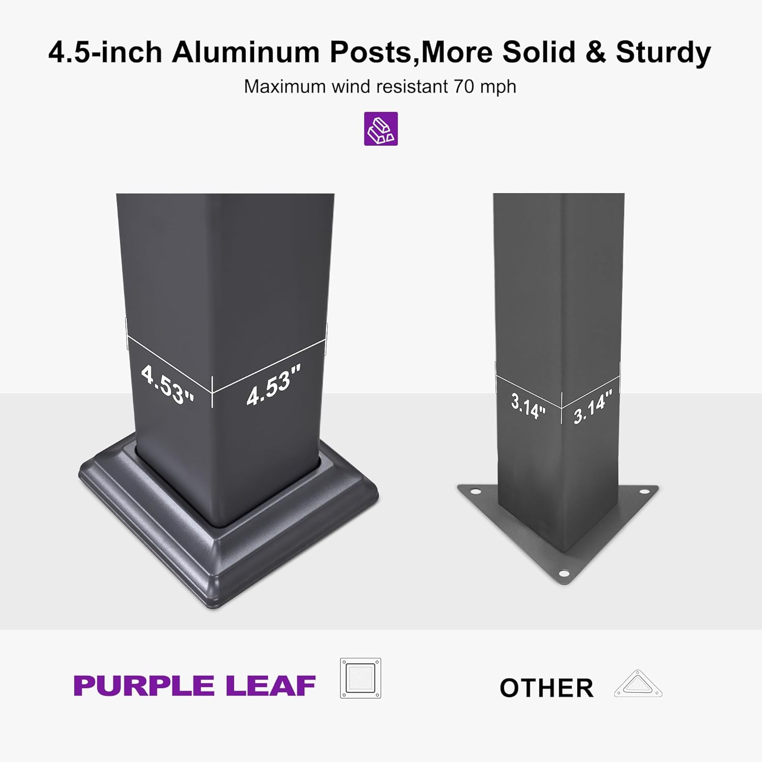 PURPLE LEAF Louvered Pergola 92KS 11.5' x 27.5' with LED Strip Lights Huge Aluminum Plus Outdoor Pergola with Adjustable Louvered Roof for Patio Deck Garden Yard Gray