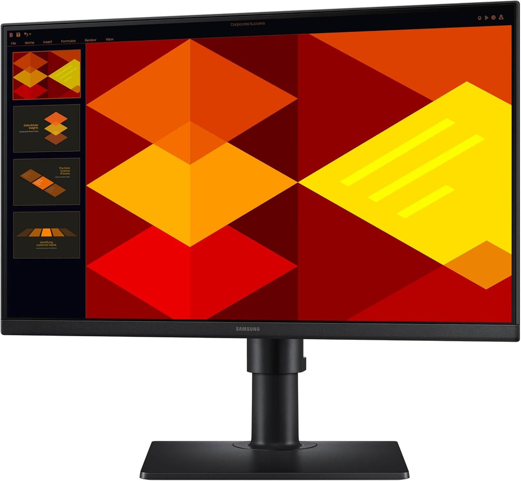 Samsung 22' (S40GD) Borderless Business Monitor with IPS Panel, 100Hz Refresh Rate, Eye Saver Mode, Ergonomic Design, Game Picture Mode, LS22D402GANXGO