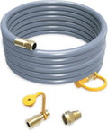 Firman 1815 Natural Gas 25' Extension Hose, 1/2' Quick Connect Hose Kit with Storage Strap – Weather-Proof NG Line for all Tri-Fuel Generators (Except T12071)